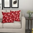 thumbnail image 4 of Housses de Coussin Rouges Joyeuse Saint-Valentin 20X20 Pouces Ensemble de 2 Housses de Coussin Décoratives Cœurs Noirs et Blancs Saint-Valentin Mariage Amour Décoration Maison Fête pour Canapé Porche Extérieur, 4 of 6