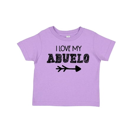 

Inktastic I Love My Abuelo with Arrow Gift Toddler Boy or Toddler Girl T-Shirt