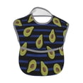 thumbnail image 2 of Bingfone Mess-Proof Baby Bib - Waterproof Bib For Baby Boy Or Girl With Food Catcher Pocket, Unisex-Avocado, 2 of 8