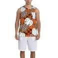 thumbnail image 6 of Rocae Various Pumpkins for Men's Basketball Jersey Lightweight and Breathable Athletic Tank Top,Quick-Drying Sports Jersey 3X-Large, 6 of 9