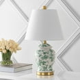 thumbnail image 5 of JONATHAN Y Penelope 22" French Country Cottage Ceramic/Iron Chinoiserie Ginger Jar LED Table Lamp, White/Green, JYL3005B, 5 of 7