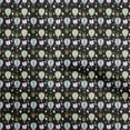 thumbnail image 1 of oneOone Rayon Black Fabric Circus Sewing Material Print Fabric By The Yard 56 Inch Wide-aD, 1 of 5