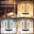 thumbnail image 4 of Lámpara de mesa de cristal de diamante, lámpara de noche LED con control táctil, lámpara recargable para dormitorio, bar, cafetería, dormitorio, sala de estar, fiesta, 4 of 5