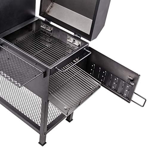 Char-Broil Oklahoma Joe's Bandera Vertical Offset Backyard Barbecue Smoker  Grill