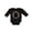 AB-Black, variant on Black Lab Dog Labrador Retriever Boys or Girls Long Sleeve Baby Bodysuit
