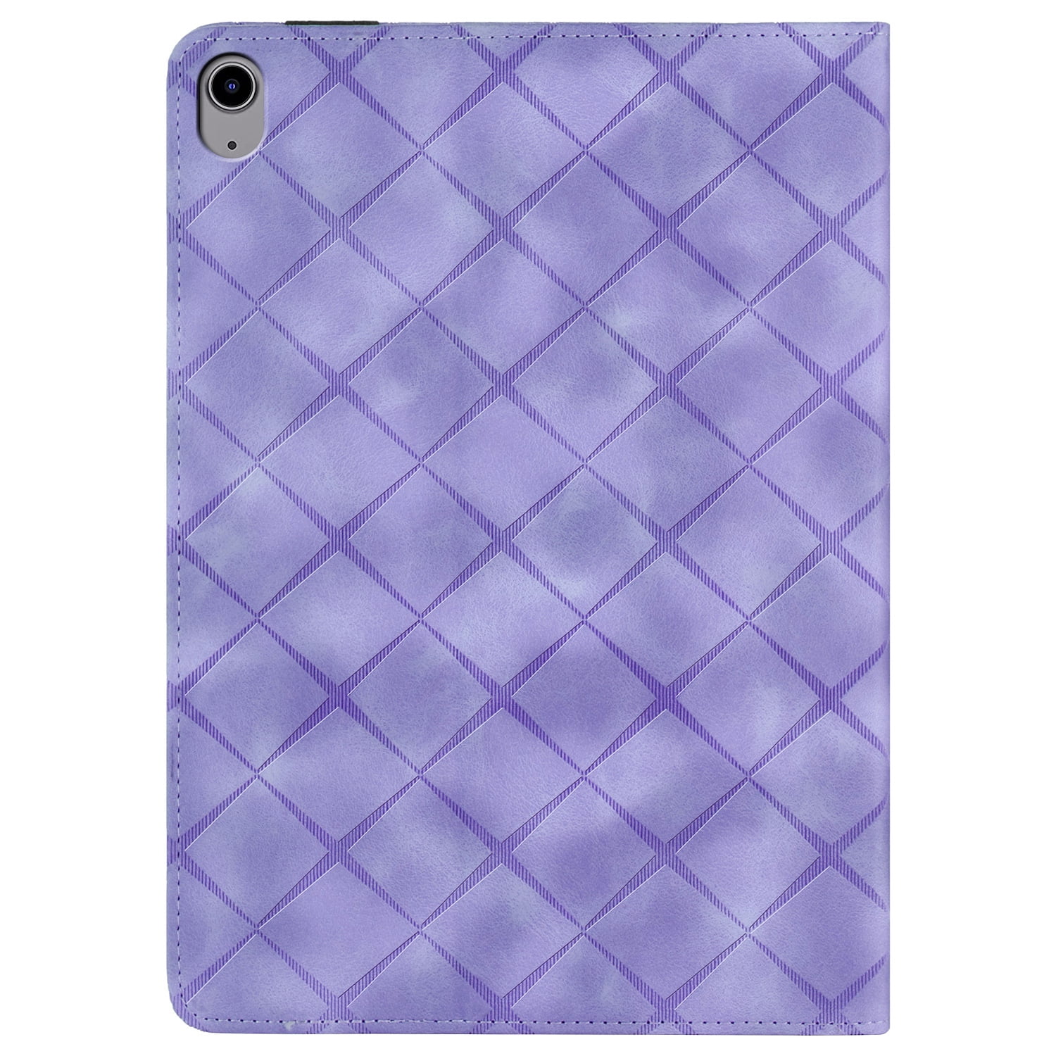 Decase for iPad A16 11th Generation Case 11 inch 2025 & iPad 10th Generation Cover 10.9" 2022 with Pencil Holder/Pockets,Auto Wake/Sleep,Folio Stand Embossed PU Leather Smart Wallet Shell,Purple