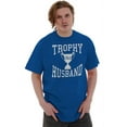 thumbnail image 3 of Trophy Husband No. 1 Hubby Award Men's Graphic T Shirt Tees Brisco Brands M, 3 of 6