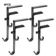thumbnail image 3 of maskred 4piece Sleek Appearance Garland Clips For Mantle Stylish Multifunctional Stocking Hangers For Mantel Black 4PCS 1Set, 3 of 6