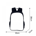 thumbnail image 3 of Billie Eilish Surrounding Teenage Adult Student Men And Women Backpack Rucksack-sebneei, 3 of 4
