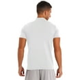 thumbnail image 2 of Rswnyirn Mens Mock Turtleneck Short Sleeve Solid Color T-Shirts Basic Slim Fit Pullover Tees White XXL, 2 of 5