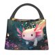 thumbnail image 1 of Easygdp Whimsical Axolotl Fantasy Bolsa de Almuerzo Insulada Reutilizable, Bolsa de Mano y Bandolera para Oficina, Trabajo, Viajes, 1 of 6