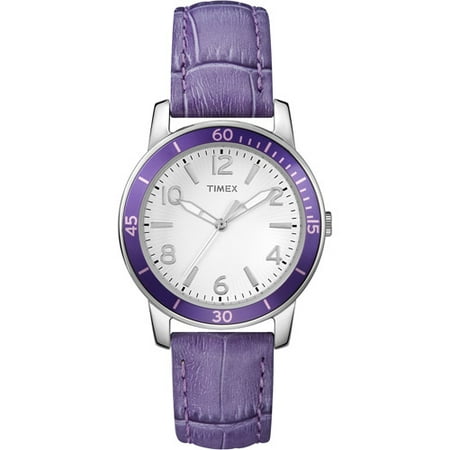 Timex Women's Fashion Sport Watch, Petunia Croco Strap