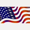 thumbnail image 2 of CafePress - Wavy American Flag - White Shot Glass, Unique and Funny Shot Glass, 2 of 2