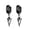 A, variant on Cheers US 1 Pairs Earrings for Men Black Stud Earrings Mens Earrings Stainless Steel Black Earrings for Men Women Jewelry Piercing Hoop Earrings Set