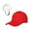 red, variant on Sports Bump Hat Baseball Bump Hat with Cap Insert Shockproof Summer Hard Cap for black
