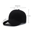 thumbnail image 4 of MKKAS Men's Baseball Cap Hat 100% Cotton Blank Plain Basic Simple Hat for Outdoor Sunshade Durable Daily Wear, Gray, Baseball Cap Hat, Men's, Plain Blank, 4 of 4
