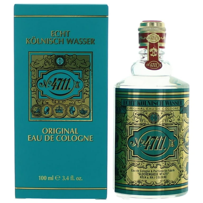 Muelhens 4711 Eau De Cologne, Unisex, 3.3 oz, Sandalwood, Citrus