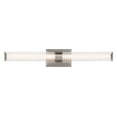 thumbnail image 3 of 55197NILED Kichler Lighting Laurene - 96W 2 LED Fluted Glass Large Linear Bath Vanity-5 Inch Tall and 31 Inch Wide-Brushed Nickel Finish, 3 of 4