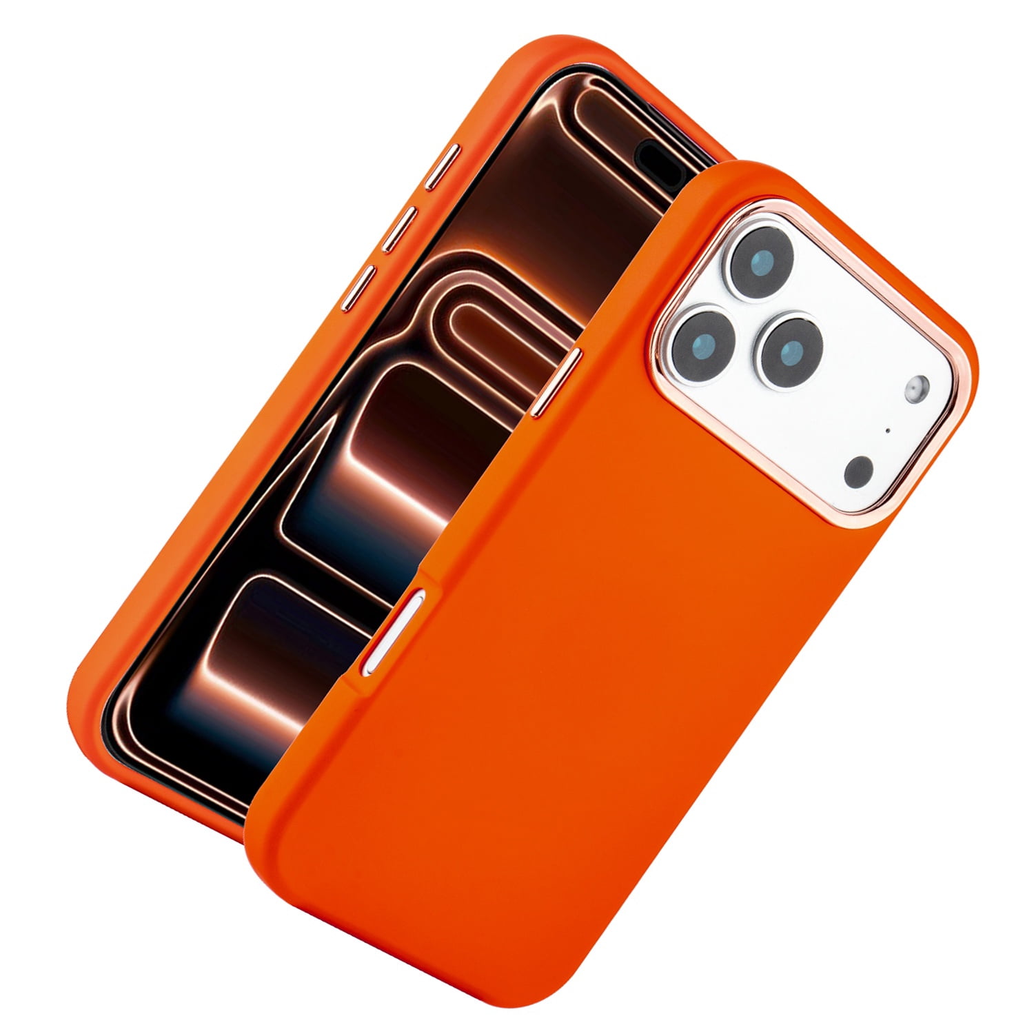 Tough Dual Layer Case for the iPhone 17 Pro - Orange