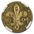 thumbnail image 2 of 1904 Louisiana Purchase Expo Gold Token MS-64 DPL NGC (10 Stars), 2 of 3