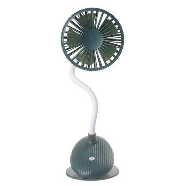 leyfeng Clip Fan Cochecito Ventiladores 3 Engranajes Velocidad Mini Portátil Flexible Bendable USB Recargable Con Batería