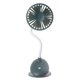 thumbnail image 1 of leyfeng Clip Fan Cochecito Ventiladores 3 Engranajes Velocidad Mini Portátil Flexible Bendable USB Recargable Con Batería, 1 of 8