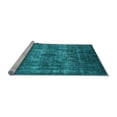 thumbnail image 2 of Ahgly Company Machine Washable Indoor Rectangle Oriental Light Blue Industrial Area Rugs, 8' x 10', 2 of 4