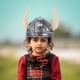 thumbnail image 4 of Sombrero de cuernos de buey de búfalo, sombrero vikingo, decoración de Halloween, accesorio de fiesta, juguetes para niños, juguete para fiesta de disfraces de cosplay (negro), 4 of 6