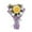Purple, variant on High - Quality Wool Weaving Flower Bouquet: Durable, Detachable, Ideal for All Ages and Special Occasions