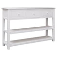 thumbnail image 4 of vidaXL Sideboard with 3 Drawers Console Table Side Table with 2 Shelves Wood, 4 of 9