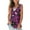 Hot Pink#1, variant on Rollbacks & More Viikei Womens Clothes Tops,Women's Fashion T-shirt Sleeveless Blouse Casual Loose Printed Elasticity Comfortable Top Navy S