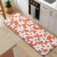 thumbnail image 5 of Orange Daisy Flower White Petals Pattern Kitchen Rug Mat,Kitchen Runner Rugs Non Skid Washable,Decorative Kitchen Floor Mats for Kitchen,Sink,Laundry,17"x47.2", 5 of 7