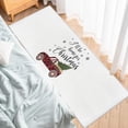 thumbnail image 5 of Kitchen Rugs and Mats Set of 1 I''ll Be Home for Christmas Tree Truck Snowflakes Kitchen Sink Mat,Non-Slip Area Runner Rug,Washable Floor Mat for Home Dining Room Office 18"x47", 5 of 6