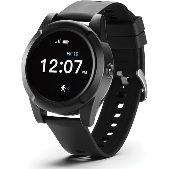 Home & Wellness (GPS) Cellular 1.5 inch Black Case with Black Sport Band