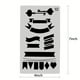 thumbnail image 3 of 20PCS Journal Stencils, Planner Stencils For Bullet Dot Journal Notebook Diary Scrapbook Drawing Template Dot Journal Stencil 4x7 Inch, 3 of 4
