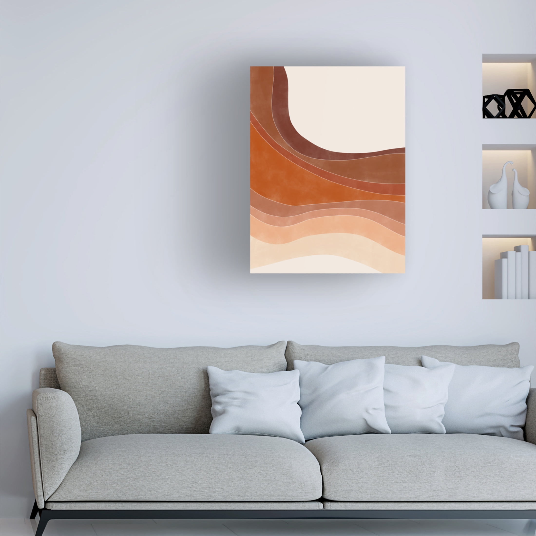 Trademark Fine Art Elena Ristova  terracotta35 Canvas Wall Art