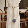 thumbnail image 6 of Decorative Curtain Ties Handcrafts Cotton Rope Curtain Tiebacks Ideal For Home Decors Curtain Buckles Color, 6 of 8