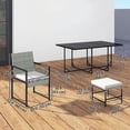 thumbnail image 3 of Outsunny 11 Pieces Patio Dining Set with Removable Cushions, Light Grey, 3 of 10