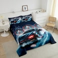 thumbnail image 3 of Erosebridal Ensemble de Couette Simple Voiture de Sport, Couette en Duvet Voiture de Course, Décoration de Chambre Voiture de Course, Réversible 2 Pcs, 3 of 7