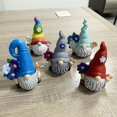 thumbnail image 2 of Magic Garden Gnome Ornament (cyan), 2 of 3