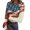 Z005-Light Blue, variant on Christmas Graphic T-Shirt for Women Long Sleeve - Soft Slim Fit Crewneck Top, Cute Holiday Print Casual Tee