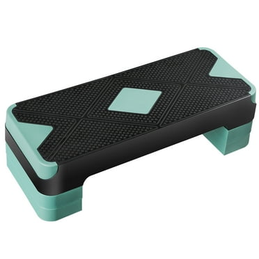 ZenSports 16-in Aerobic Step Platform W/4 Risers, Height Adjustable ...