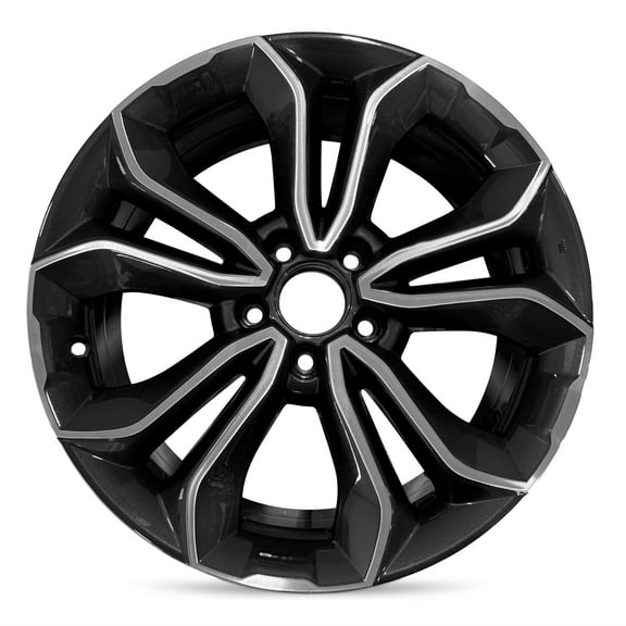 For 2020-2024 Honda CR-V 18 Inch Machined Face with Painted Inlay Charcoal Rim - OE Direct Replacement - Road Ready Car Wheel