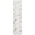 thumbnail image 4 of SAFAVIEH Amelia Romeo Abstract Bordered Runner Rug, Grey/Gold, 2' x 8', 4 of 6