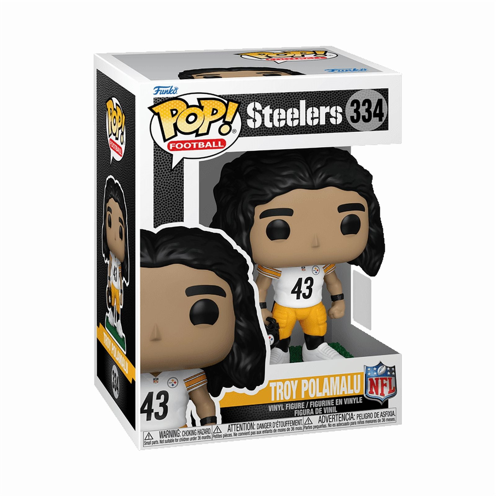 Funko Pop! Pop! NFL: Pittsburgh Steelers - Troy Polamalu figurine en vinyle