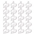 thumbnail image 3 of Shisuyan 20pcs Rabbit Paper Clips Creative Paper Simple Note Clips Office Paper Clips, 3 of 8