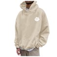 thumbnail image 2 of WILLBEST Sudaderas Navideñas para Hombre, Moda De Ocio, Impresión Digital 3D, Suéter con Capucha De Manga Larga Grande, 2 of 7