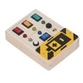 thumbnail image 4 of LED Light Switch Toy, Educational Portable Color Recognition Interesting Lightweight Light Up Sensory Board  For Girls For Travel, 4 of 8