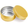 thumbnail image 4 of 15 Pcs Échantillon Vide 10ml Pots en Aluminium Vide Contenant Cosmétique Petit Rond, 4 of 5