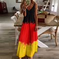 thumbnail image 4 of Deutschland Robe Sans Manches Vêtements Féminins Robe Mignonne Longue Vêtements pour Femme, 4 of 5